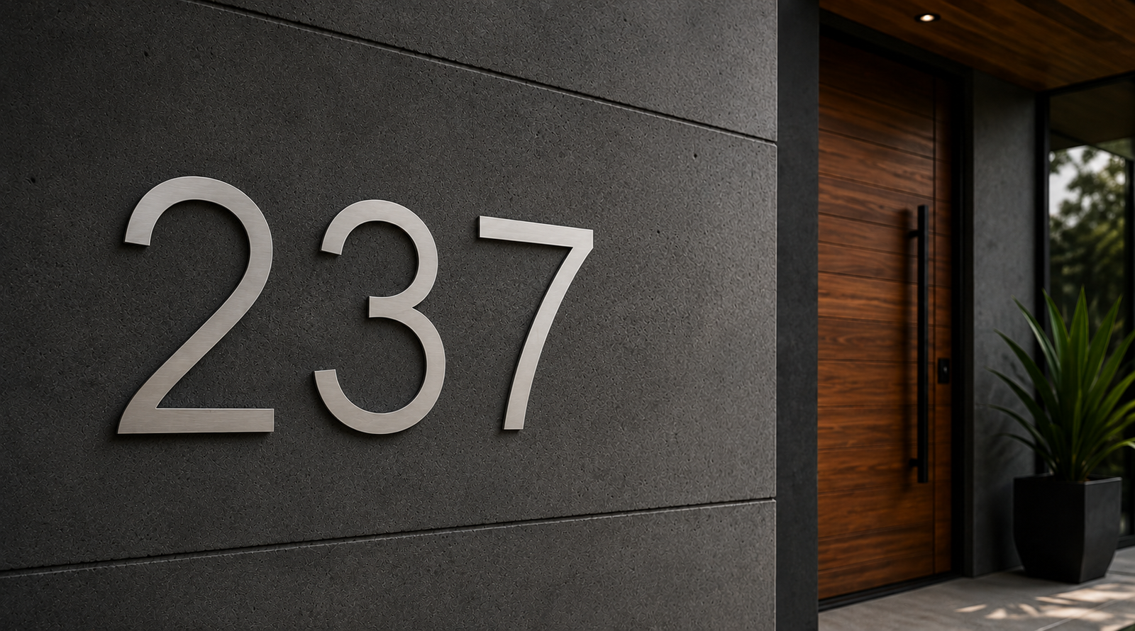 Numeros y Letras en Acero Inoxidable