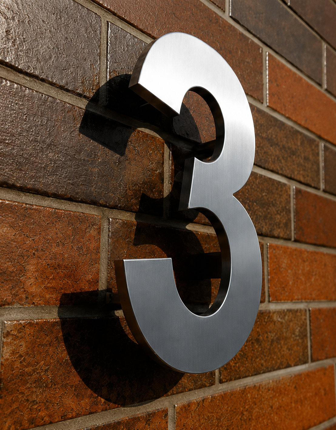  Numeros y Letras en Acero Inoxidable